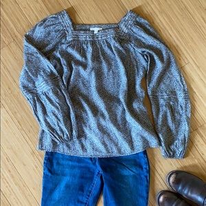 Lauren Conrad Boho Peasant Blouse